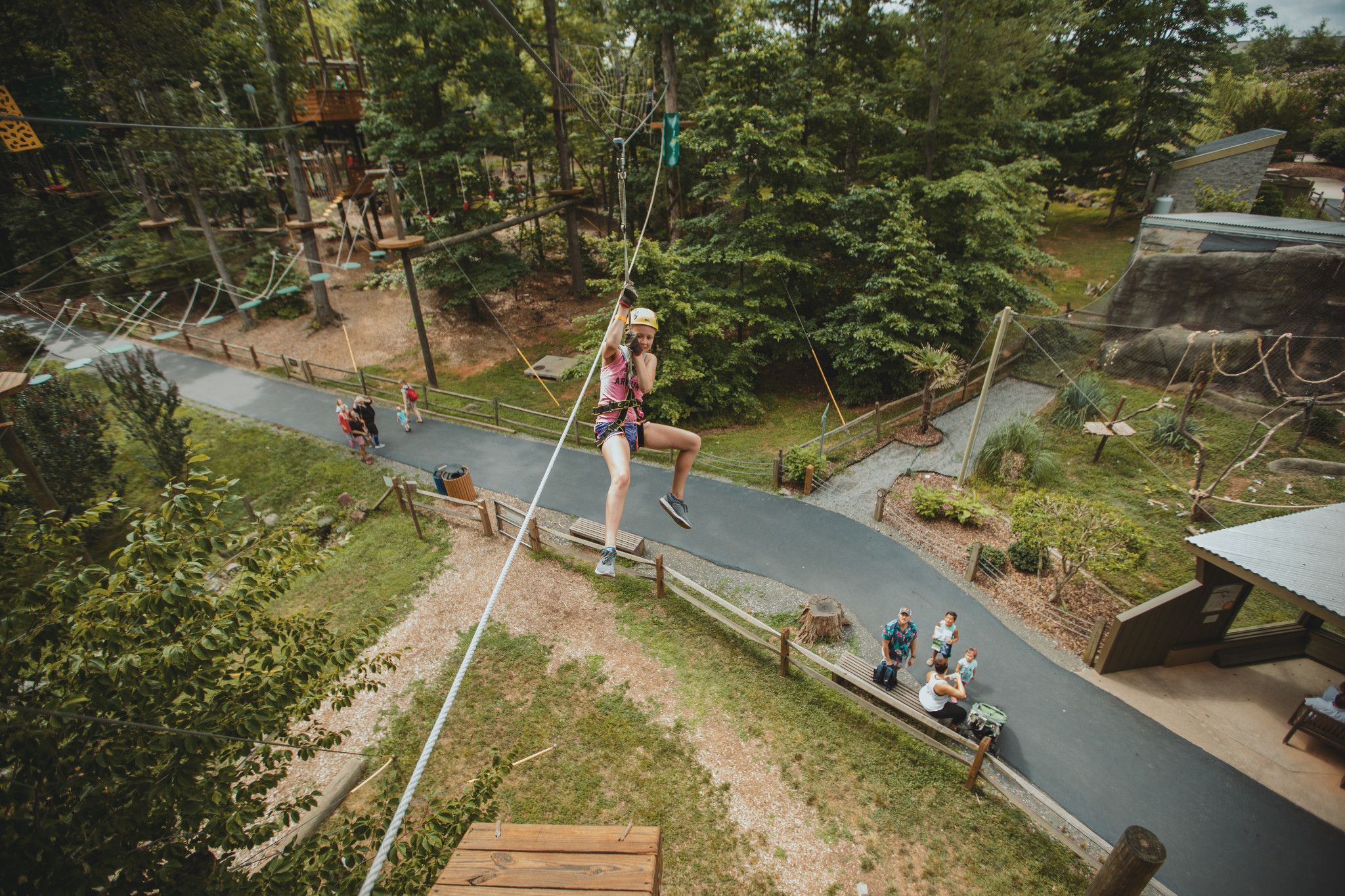 Greensboro Science Center Zipline Photo Credit: VisitNC.org