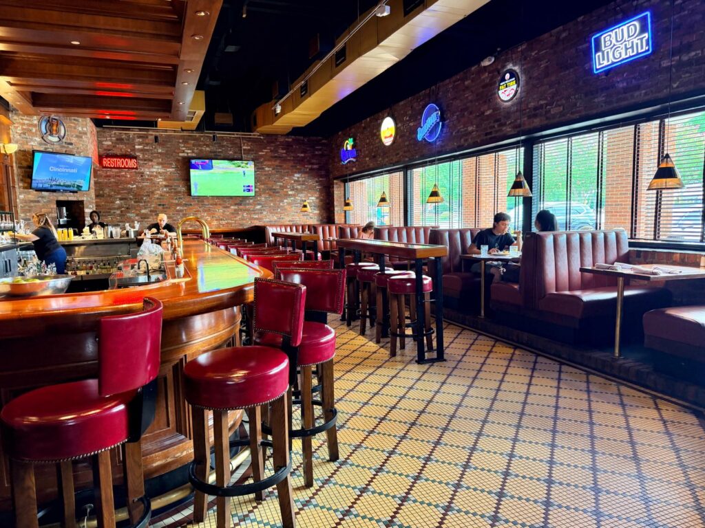 Harper's Restaurant Greenboro sitting area inside bar