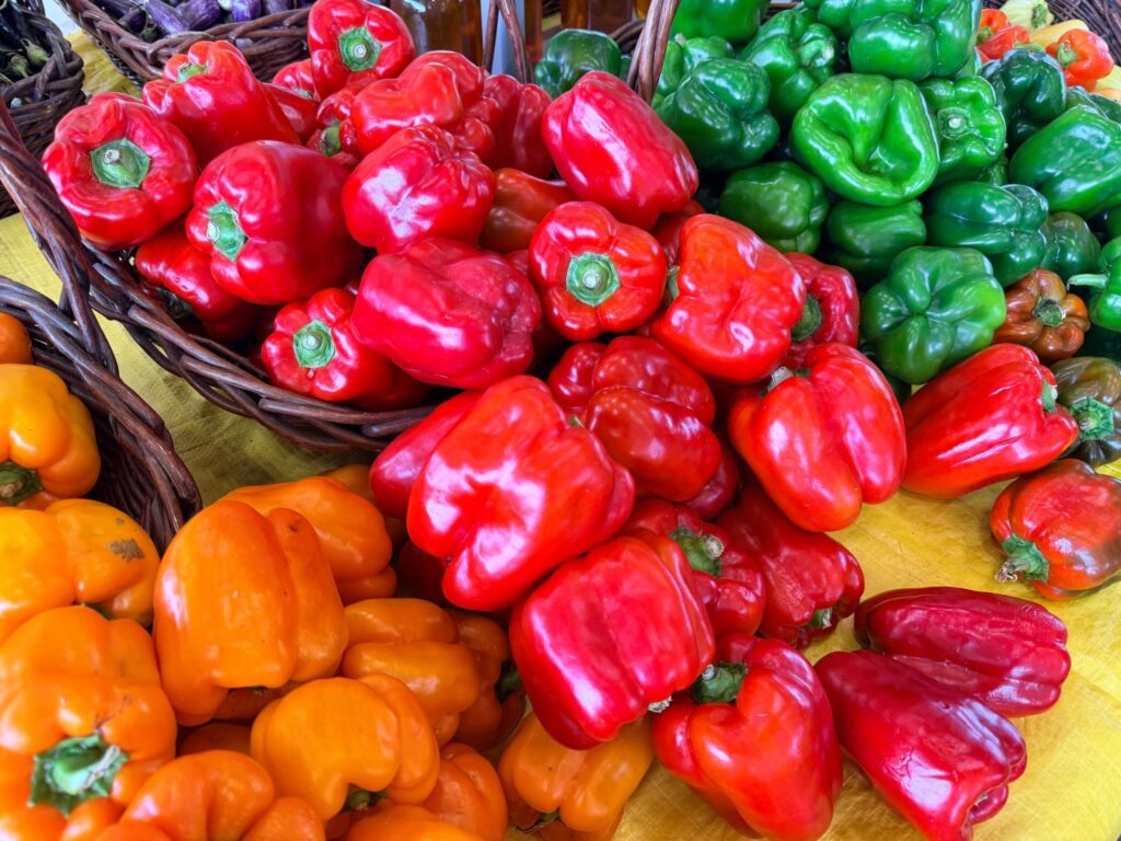 Piedmont Triad Farmers Market fruits and vegetables