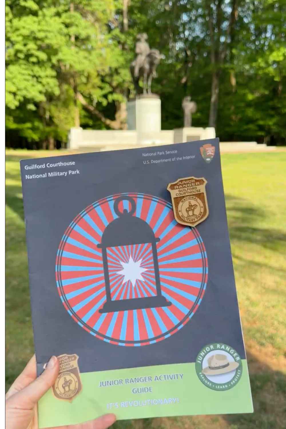 Junior Ranger program at Guilford Courthouse National Military Park