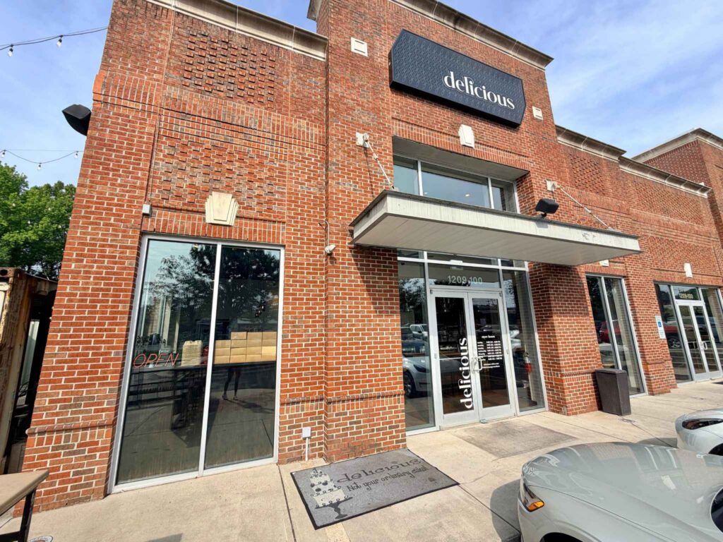 Exterior Building of Delicious Bakery in Greensboro, NC