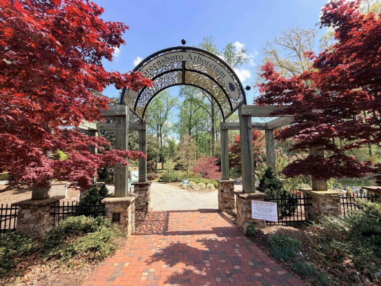 Greensboro Arboretum entrance