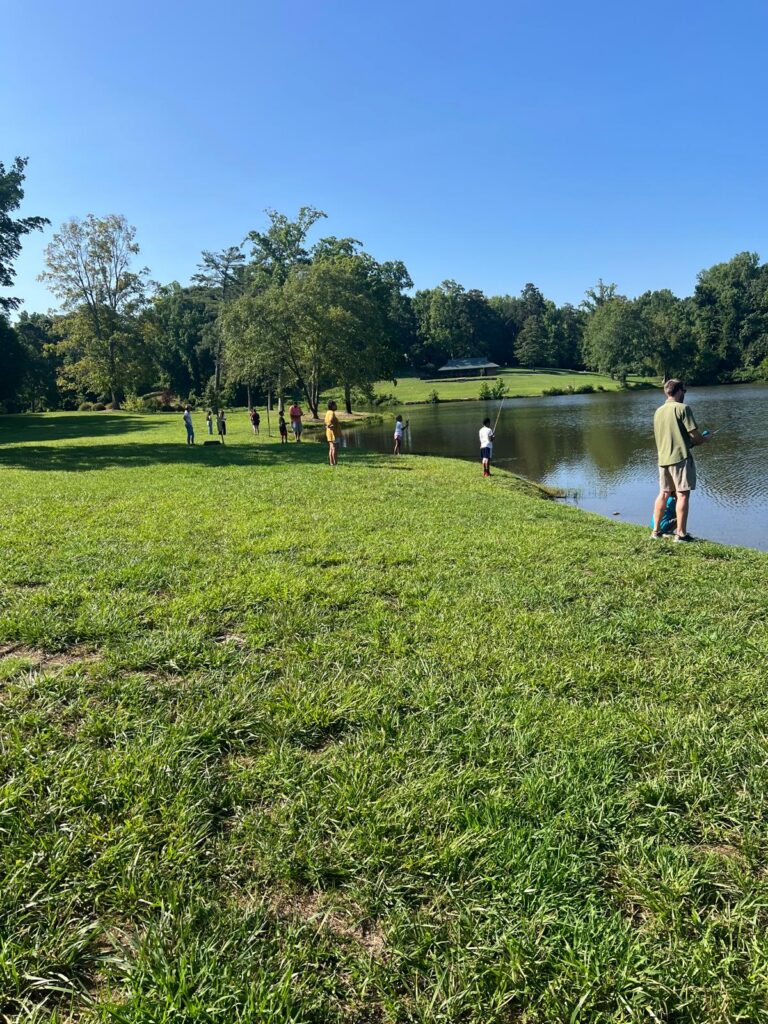 Country park by the lake