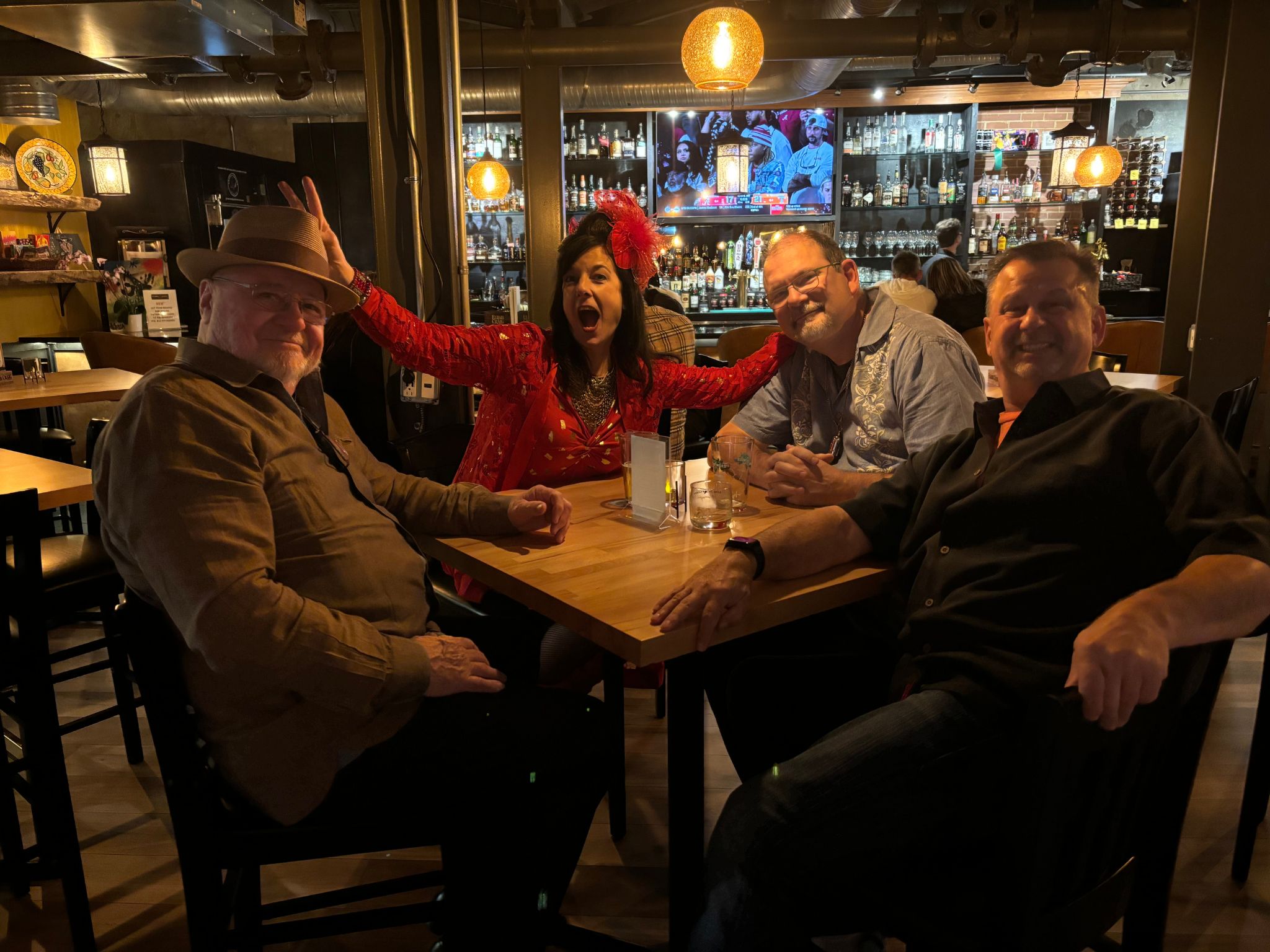 Grapes and Grains Tavern people enjoying the night