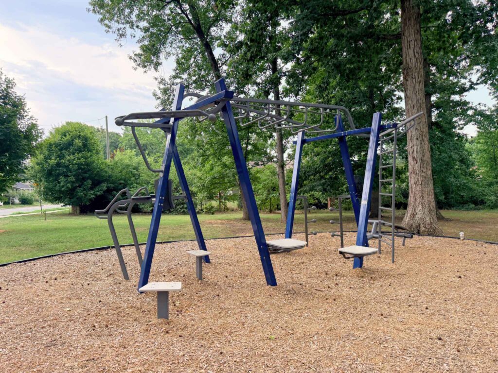 Outdoor Fitness Course at Henry Street Park in Greensboro