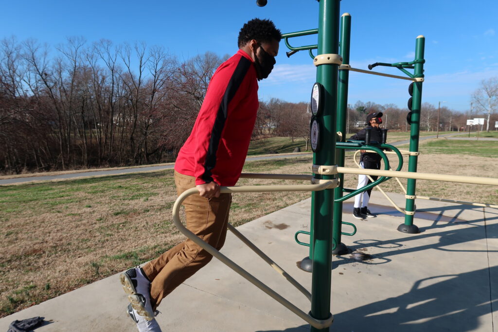 Sussman Park outdoor fitness park greensboro