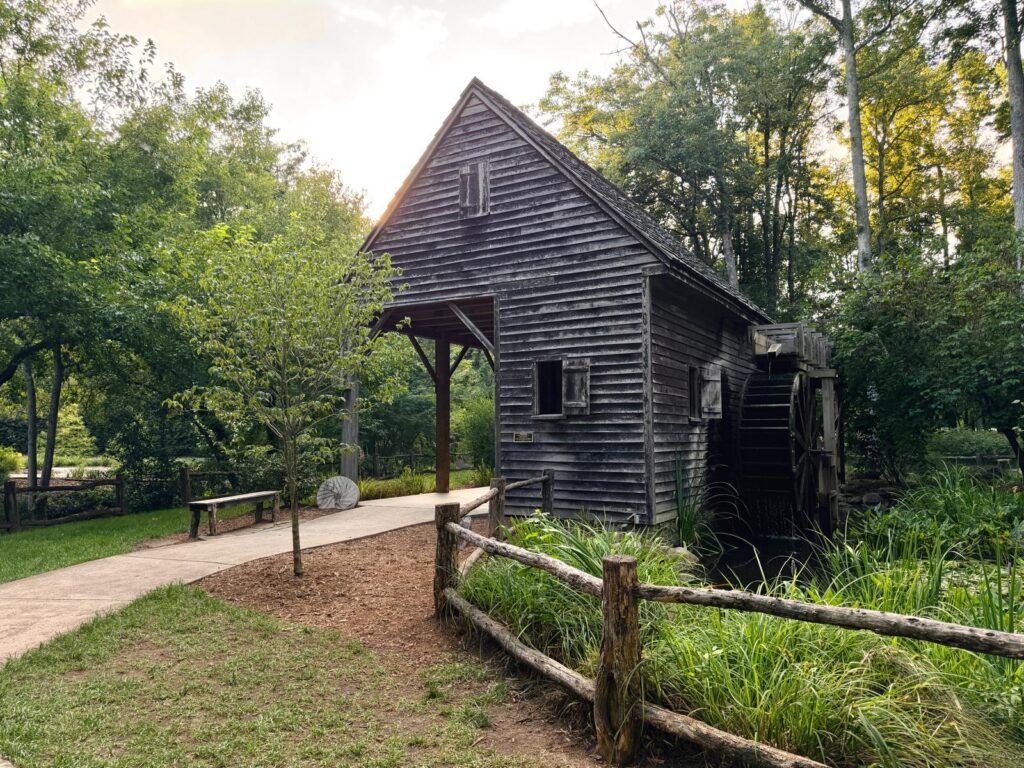 Tanger Family Bicentennial Gardens the old mill