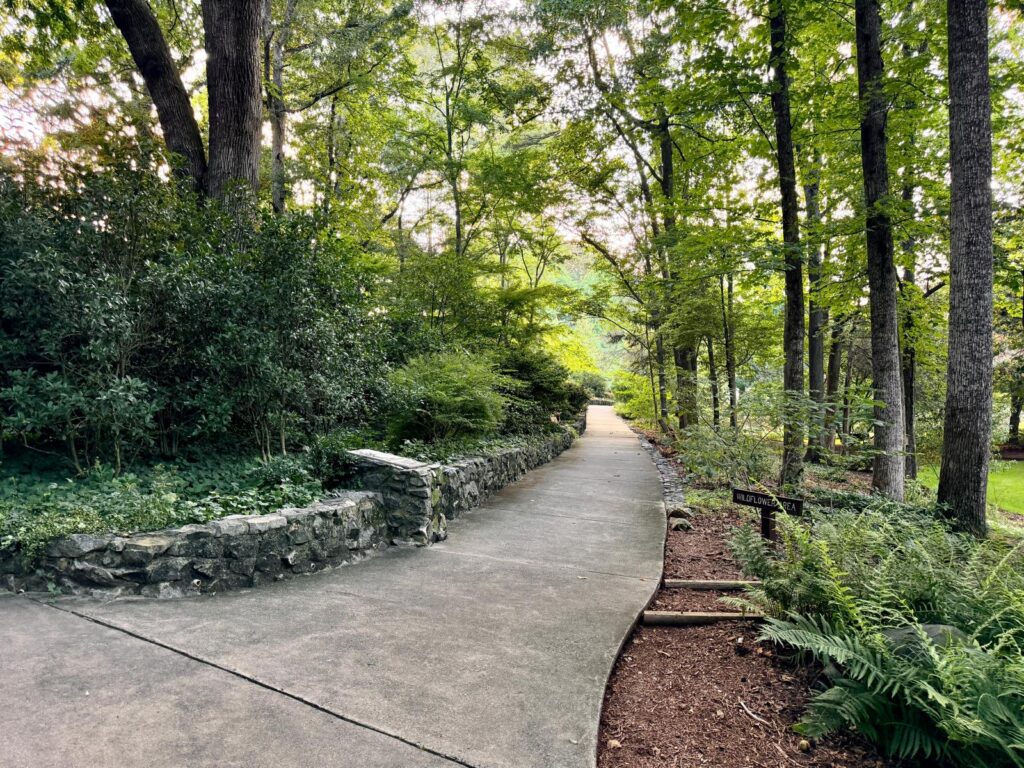 Tanger Family Bicentennial Gardens path