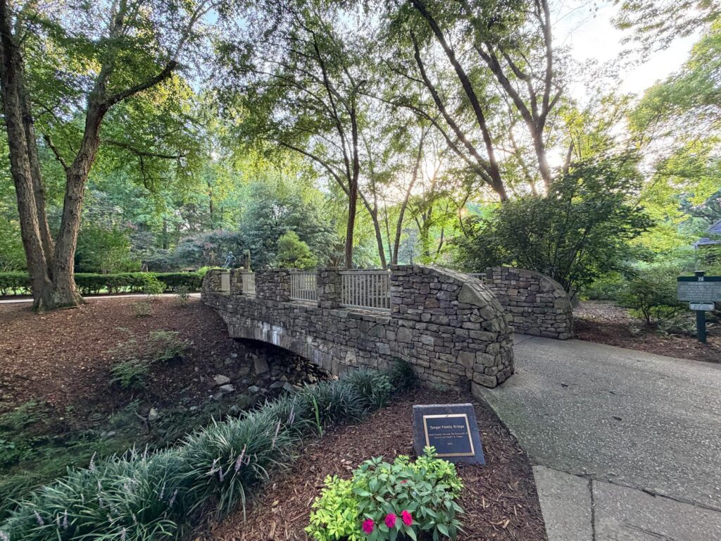 Tanger Family Bicentennial Gardens tanger familt bridge