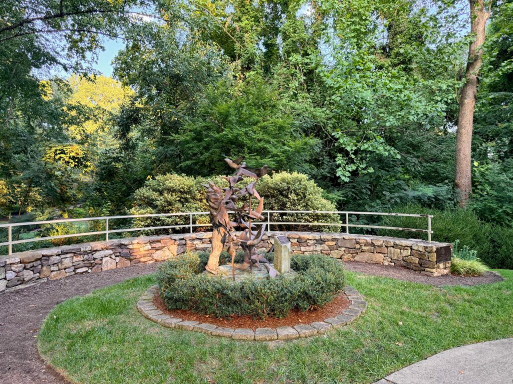 Tanger Family Bicentennial Gardens sculpture