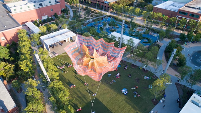 LeBauer Park downtown Greensboro, NC
