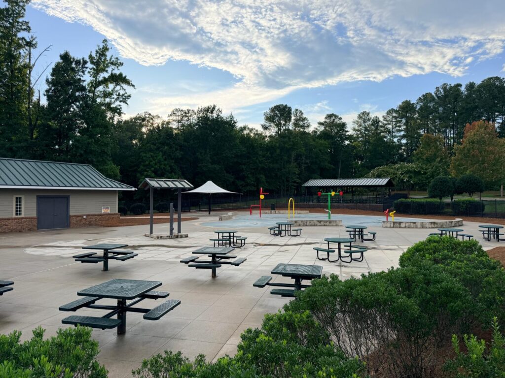 barber park Greensboro nc picnic tables