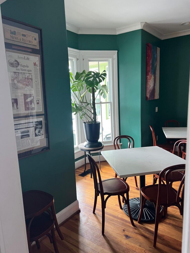 The Historic Magnolia House American restaurant in Greensboro