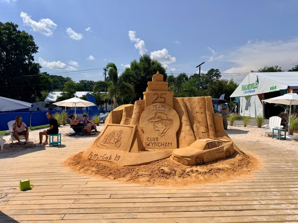 Wyndham Championship NC 2026 Sand sculpture