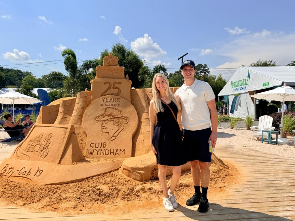Wyndham Championship NC 2026 Sand sculpture