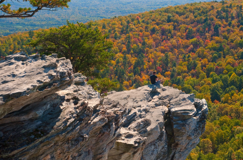 Hanging Rock State Park, Danbury, Stokes Co, NC
hanging rock in the fall. fall colors